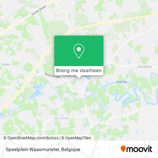 Speelplein Waasmunster kaart
