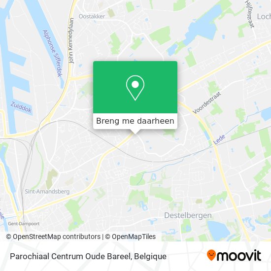 Parochiaal Centrum Oude Bareel kaart