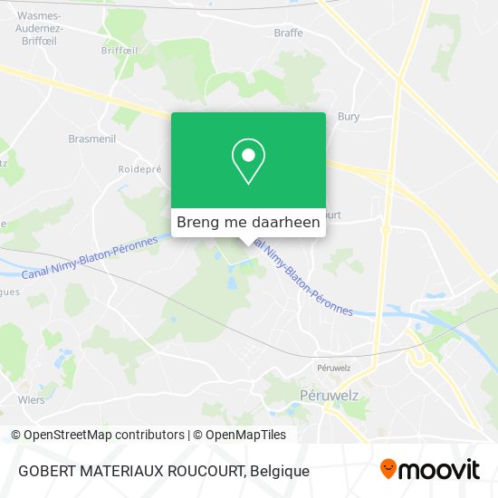 GOBERT MATERIAUX ROUCOURT kaart