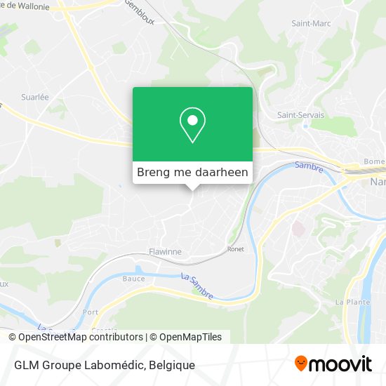 GLM Groupe Labomédic kaart