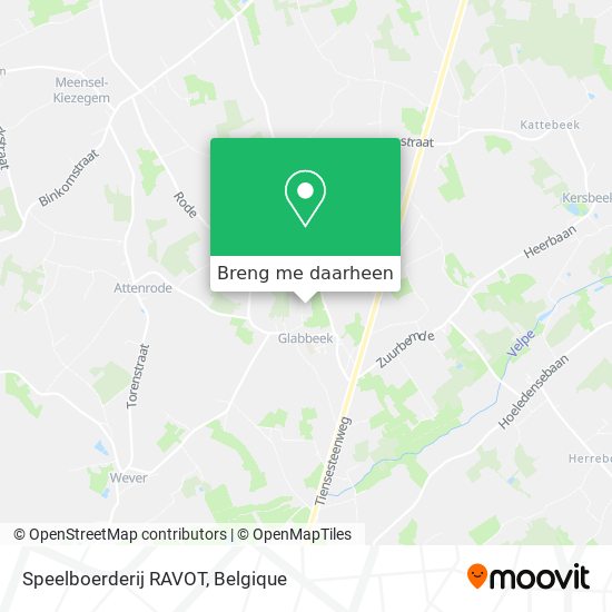 Speelboerderij RAVOT kaart