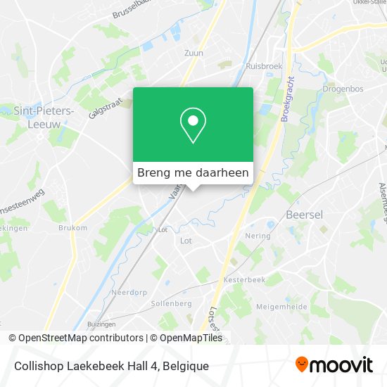 Collishop Laekebeek Hall 4 kaart