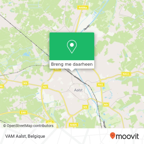 VAM Aalst kaart