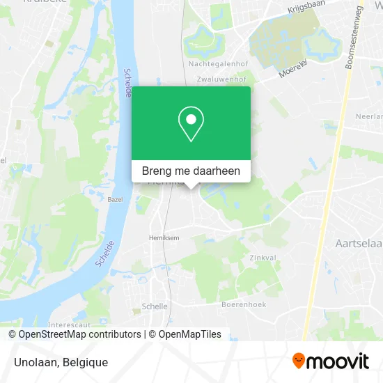 Unolaan kaart