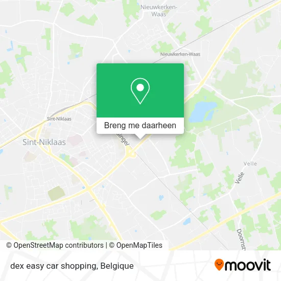 dex easy car shopping kaart