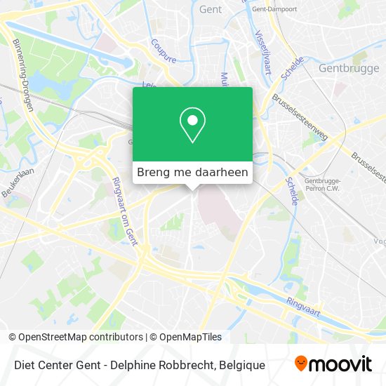 Diet Center Gent - Delphine Robbrecht kaart