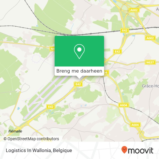 Logistics In Wallonia kaart