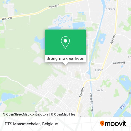 PTS Maasmechelen kaart