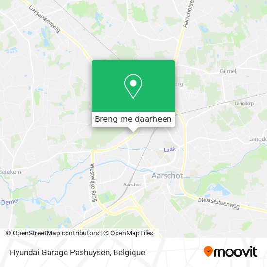 Hyundai Garage Pashuysen kaart