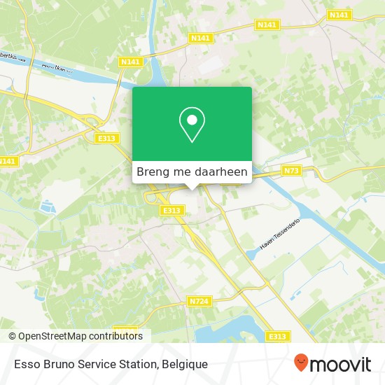 Esso Bruno Service Station kaart