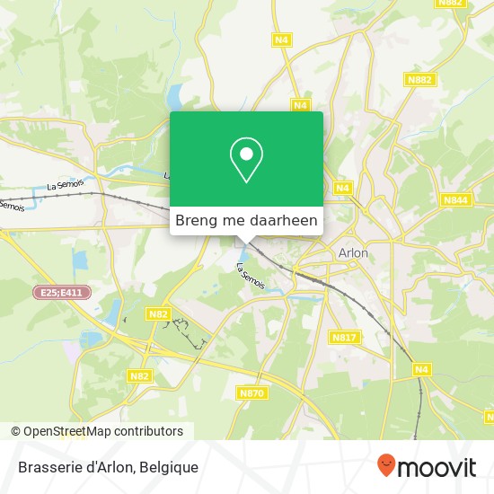 Brasserie d'Arlon kaart