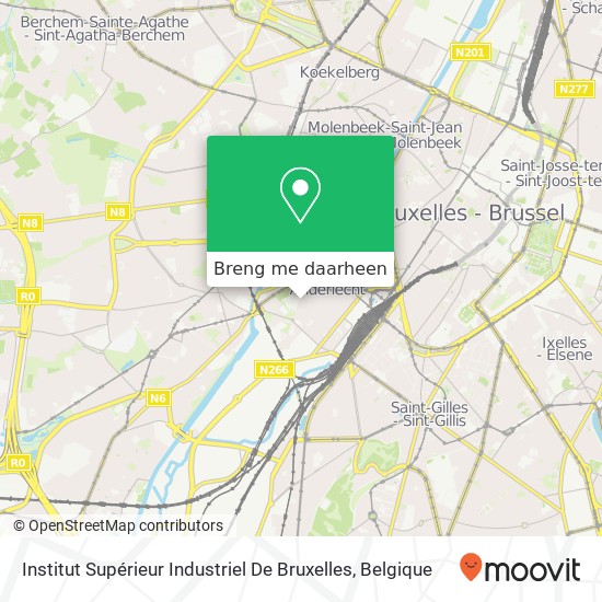 Institut Supérieur Industriel De Bruxelles kaart