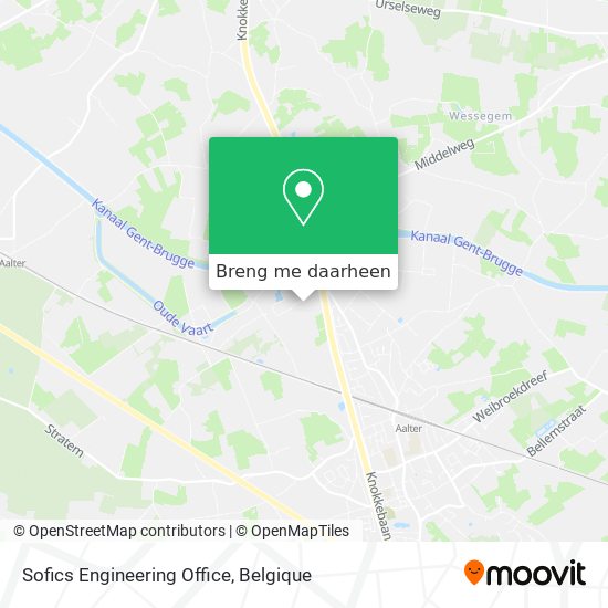 Sofics Engineering Office kaart