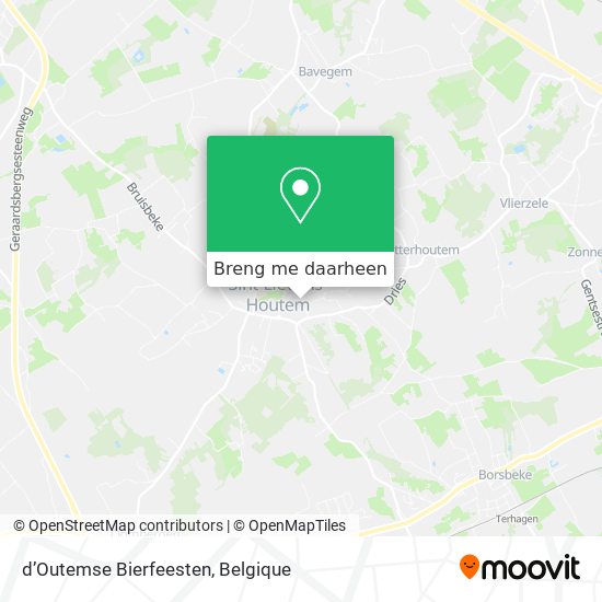 d’Outemse Bierfeesten kaart