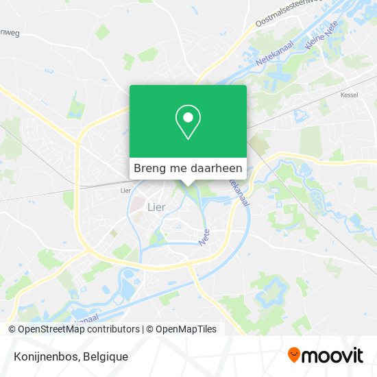 Konijnenbos kaart