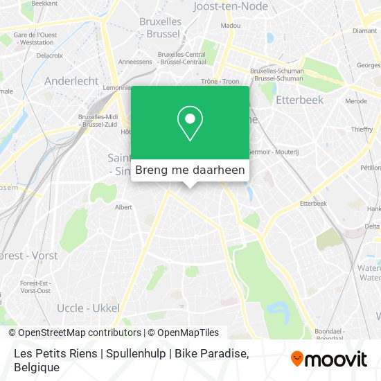 Les Petits Riens | Spullenhulp | Bike Paradise kaart