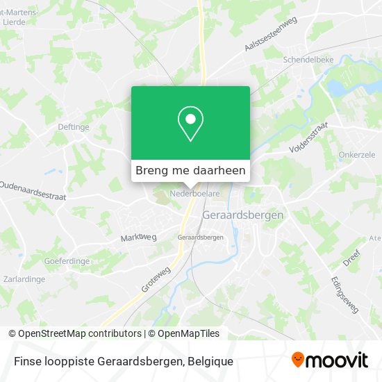 Finse looppiste Geraardsbergen kaart