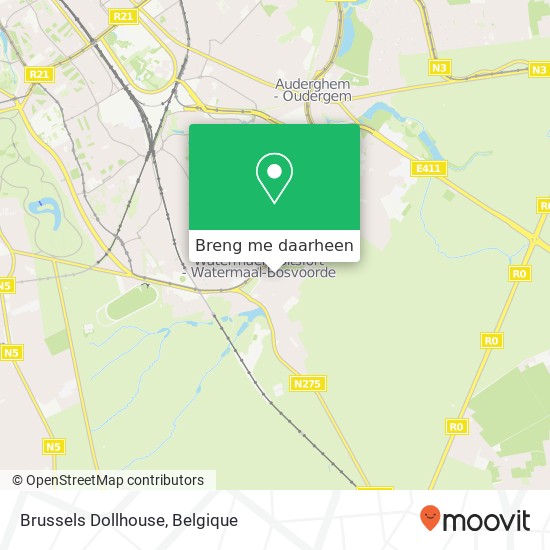 Brussels Dollhouse kaart
