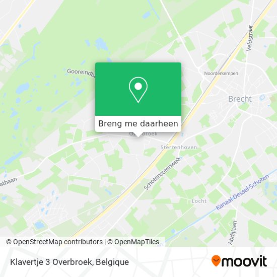 Klavertje 3 Overbroek kaart