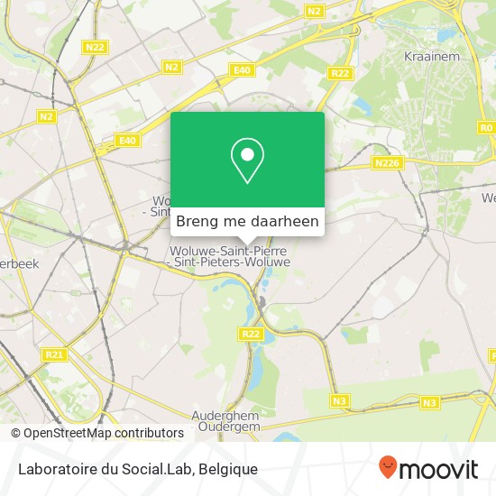 Laboratoire du Social.Lab kaart