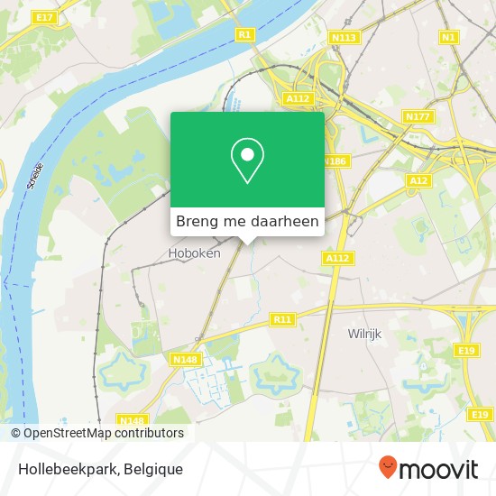 Hollebeekpark kaart