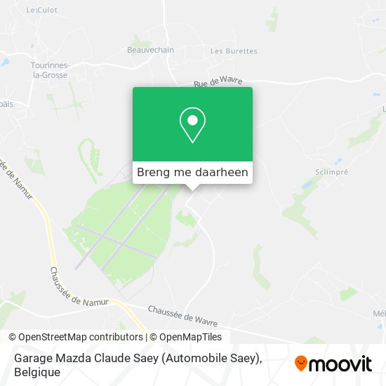 Garage Mazda Claude Saey (Automobile Saey) kaart