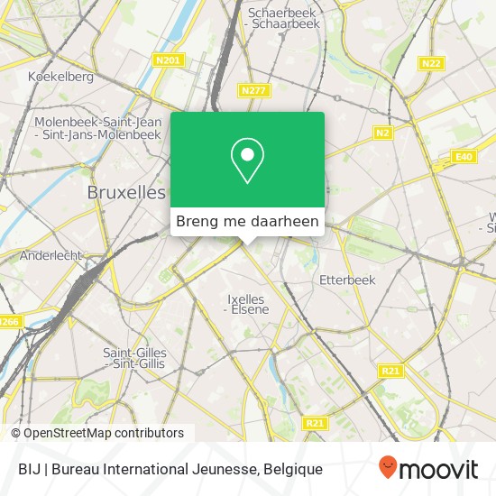 BIJ | Bureau International Jeunesse kaart