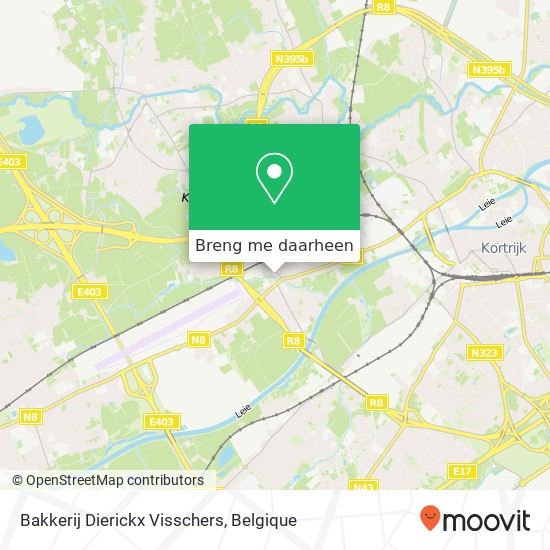 Bakkerij Dierickx Visschers kaart