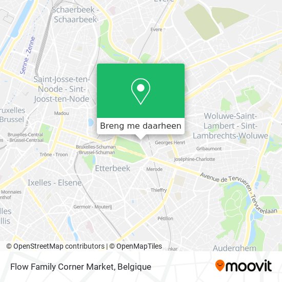 Flow Family Corner Market kaart