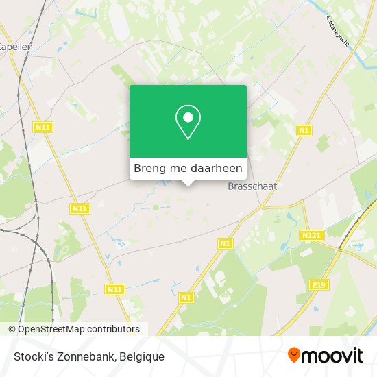 Stocki's Zonnebank kaart