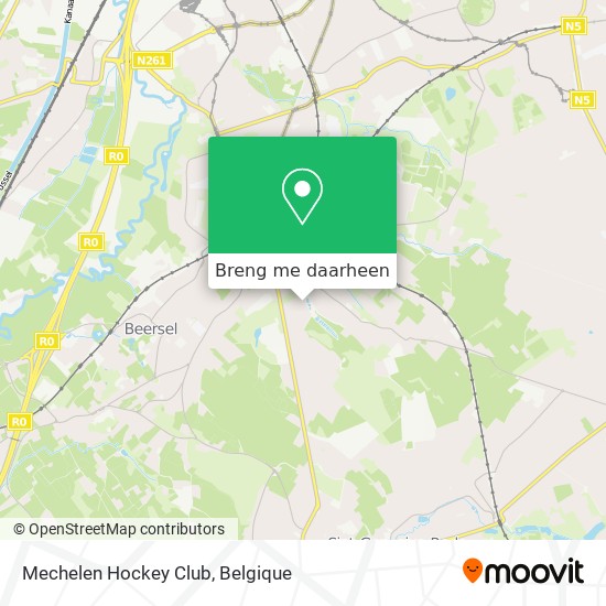 Mechelen Hockey Club kaart