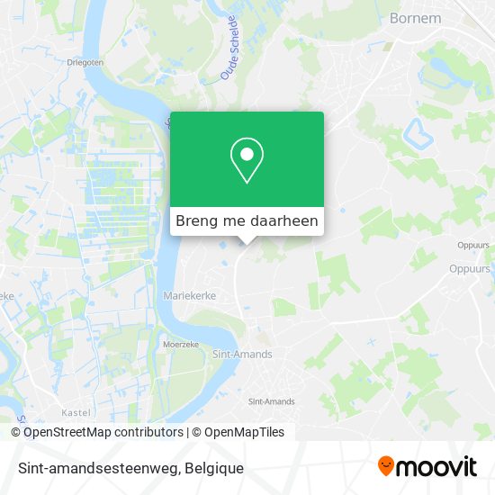 Sint-amandsesteenweg kaart
