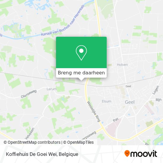 Koffiehuis De Goei Wei kaart