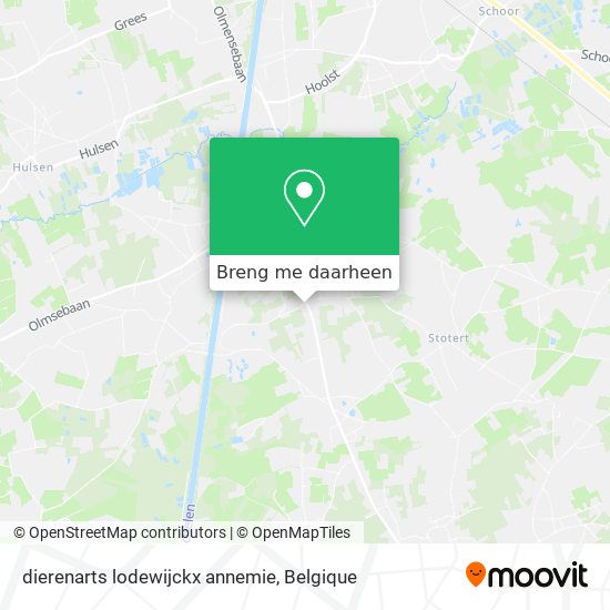 dierenarts lodewijckx annemie kaart