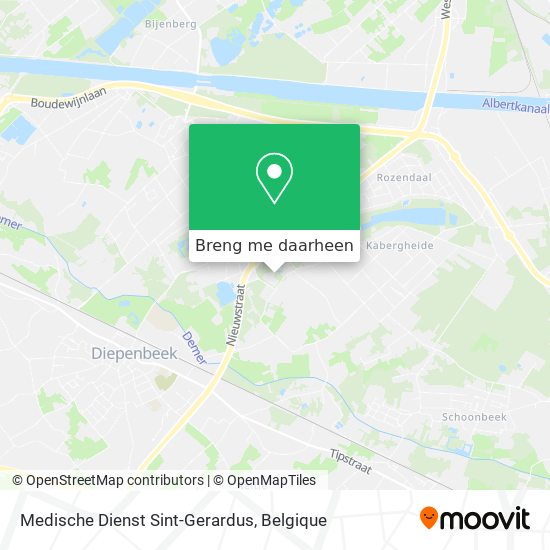 Medische Dienst Sint-Gerardus kaart