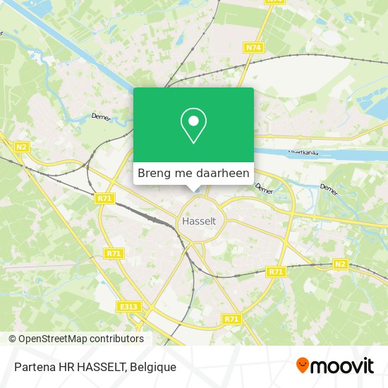 Partena HR HASSELT kaart