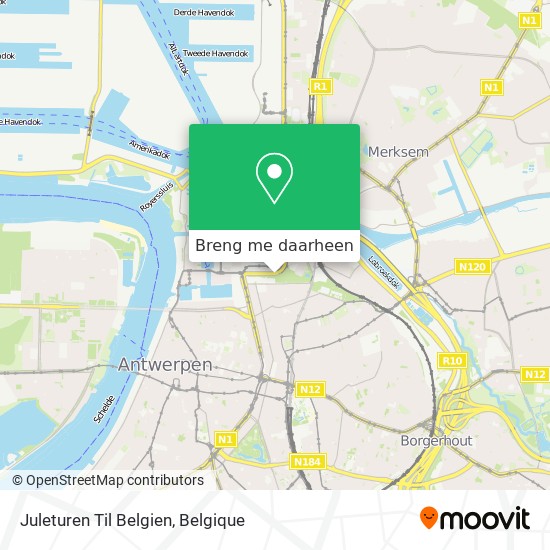 Juleturen Til Belgien kaart