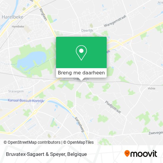 Bruvatex-Sagaert & Speyer kaart