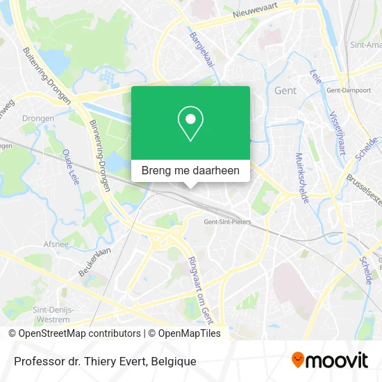 Professor dr. Thiery Evert kaart