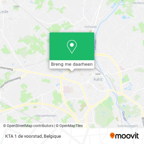 KTA 1 de voorstad kaart