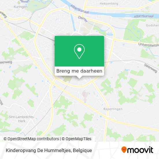 Kinderopvang De Hummeltjes kaart