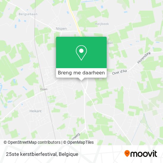25ste kerstbierfestival kaart