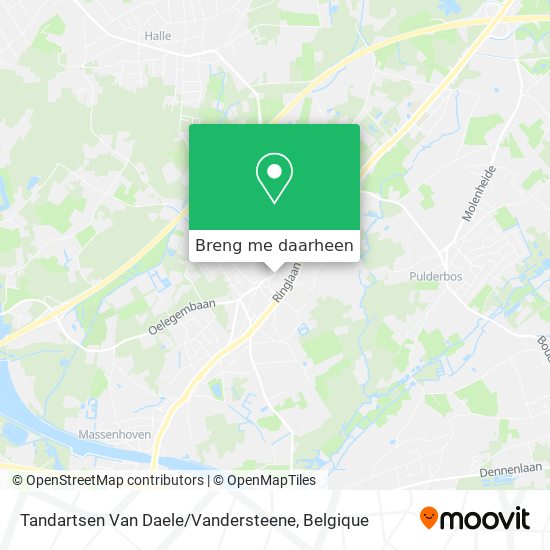 Tandartsen Van Daele / Vandersteene kaart