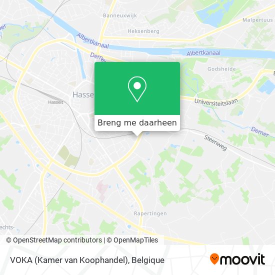 VOKA (Kamer van Koophandel) kaart