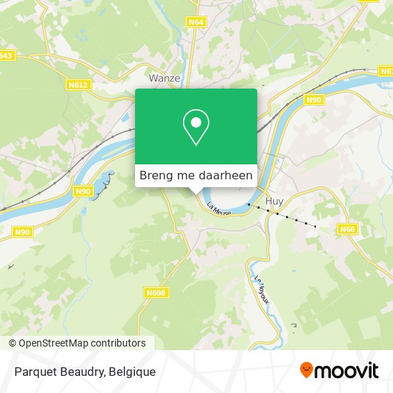 Parquet Beaudry kaart