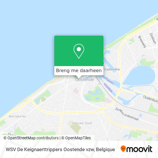 WSV De Keignaerttrippers Oostende vzw kaart