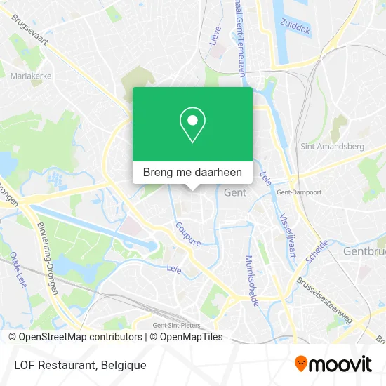 LOF Restaurant kaart