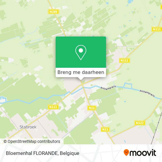 Bloemenhal FLORANDE kaart