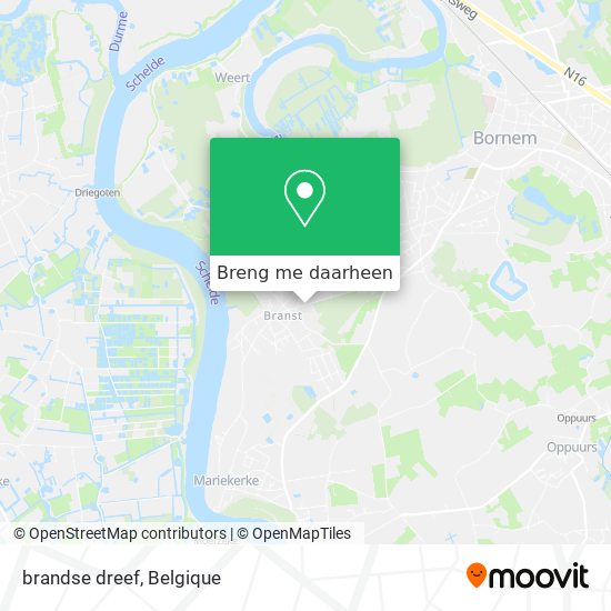 brandse dreef kaart