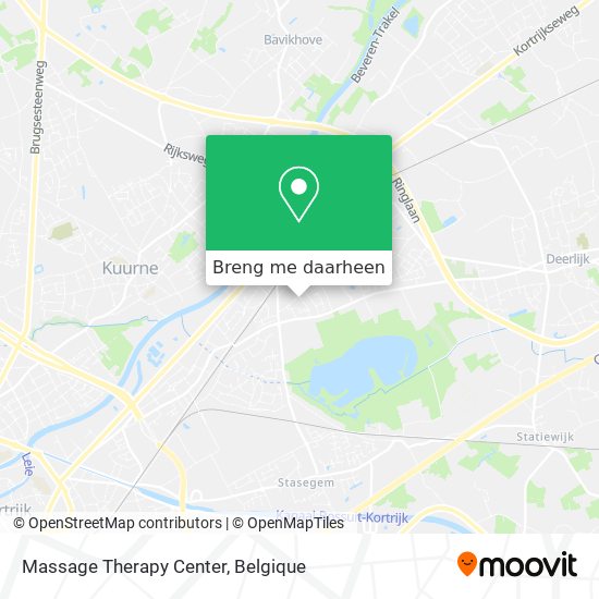 Massage Therapy Center kaart